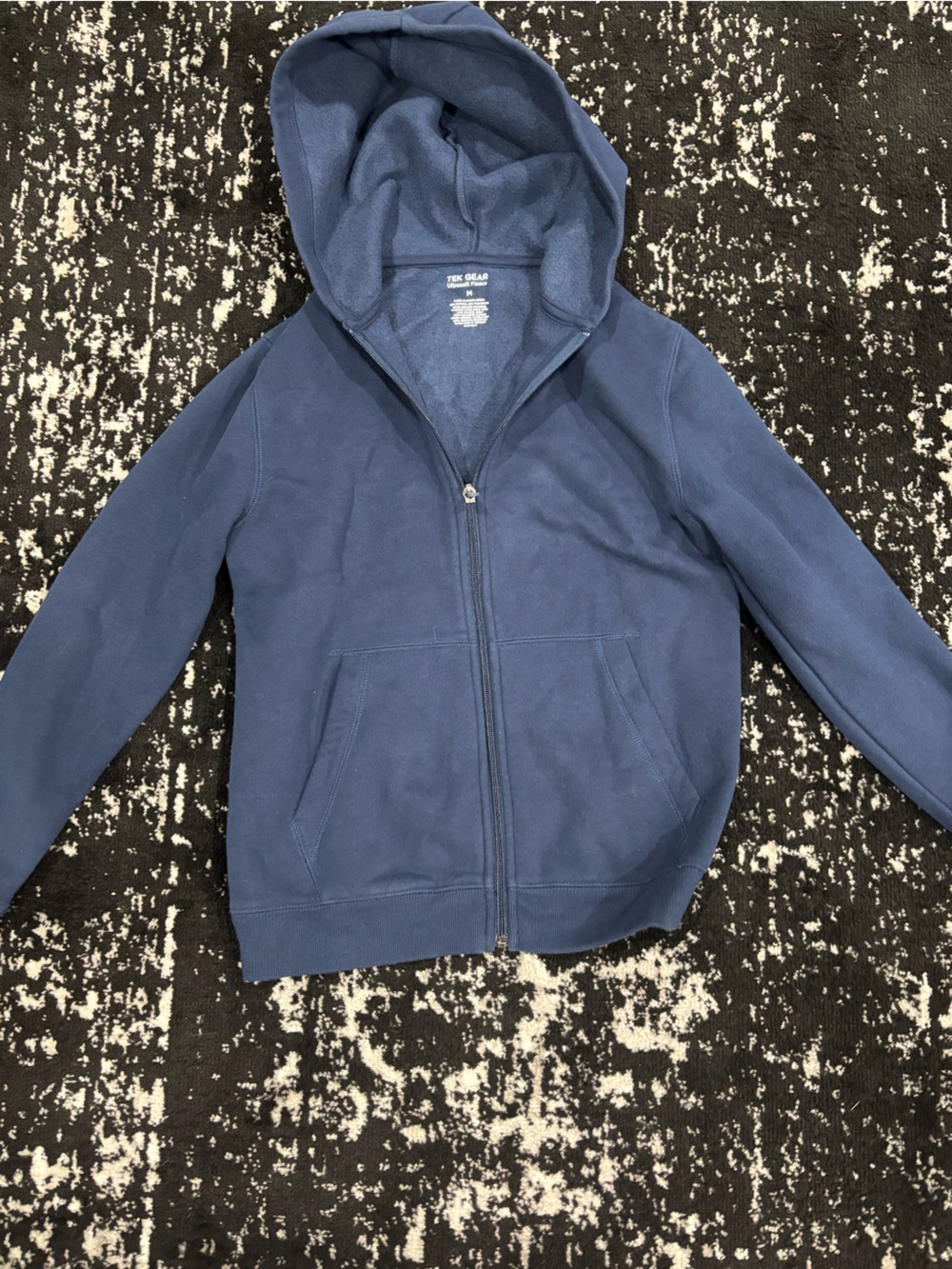 tek gear Kids Navy Full-Zip Hooded Jacket
